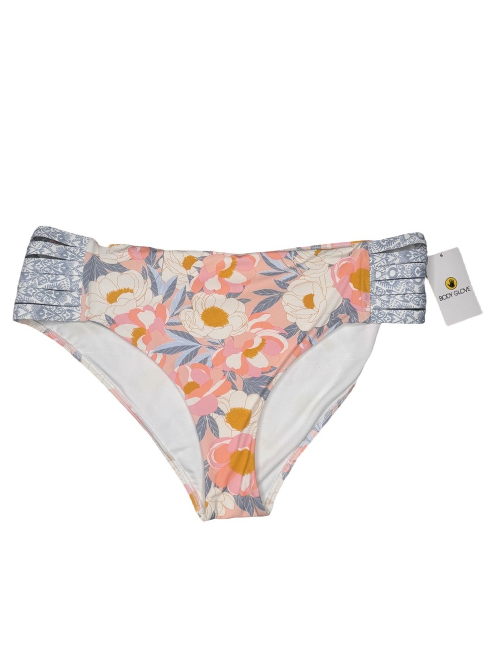 💕 2/$25 NWT Body Glove Plus Floral Bikini Bottoms 2x